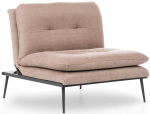 Allalastava seljatoega tugitoolid Hanah Home Martin Solo GR121, hele pruun v., 90 cm x 90 cm x 95 cm