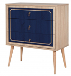 Kummut Kalune Design Trio 620, tamm v./sinine v., 90 cm x 80 cm x 40 cm