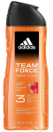 Meeste kehapesugeel Adidas Team Force, 400 ml
