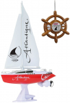 Rc paat Jamara Atlantique 040250, valge v./punane v.