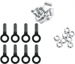 Poritiibade kinnitused SKS Fixing Elements For Mudguards MUDG311, metall, must v./kroom v.