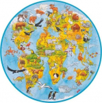 Puidust pusle Goki World, 45 cm x 45 cm, 49 tk