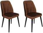 Toolide komplekt Kalune Design Alfa 437 V2 974NMB1633, pruun v./must v., 49 cm x 50 cm x 90 cm, 2 tk