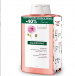 &Scaron;ampoon Klorane A LA PEON&Iacute;A BIO champ&uacute; calmante duo, 2 tk, 400 ml