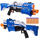 M&auml;ngup&uuml;stol kuulidega Hasbro Nerf Shotgun Fortnite ZA4527, 73.5 cm Sinine/Valge