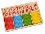 Hariduslikud puupulgad Kruzzel Educational, 1.7 cm, mitmev&auml;rviline