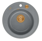 K&ouml;&ouml;givalamu Quadron Morgan 210, graniit, 51 cm x 51 cm x 22 cm, h&otilde;be v./vask v.