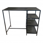 Baarilaud Domoletti, must, 120 cm x 60 cm x 100 cm