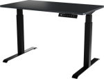 Arvutilaud reguleeritava k&otilde;rgusega Cama Meble Moon, 121 cm x 67 cm, 72 - 120 cm, antratsiit v./must v.