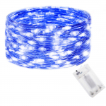 J&otilde;ulutuled Springos CL0016, 4.9 m, k&uuml;lm valge / sinine, 50 LED