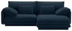 Nurgadiivan Micadoni Torino Structured, s&uuml;gavsinine v., parem, 220 x 170 cm x 83 cm