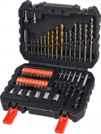 Puuride komplekt Black & Decker A7188, puit/metall, hss, silindriline, 1.5 mm