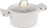 Kastrul Berlinger Haus Sahara Collection BH-7786, 20 cm, 2.8 l, valge v.