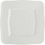 Taldrikute komplekt magustoidu La Porcellana Bianca Florentina, 20 cm x 20 cm, valge v.