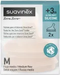 Pudelilutt Suavinex Zero Zero, 3 kuud, pruunikas v.