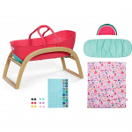 Nukuvoodi, koos tarvikutega Zapf Creation Baby born 3in1 Pinplay, mitmev&auml;rviline