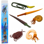 Kujukeste komplekt, mereloomad Lean Toys Marine Life, 6 tk, mitmev&auml;rviline
