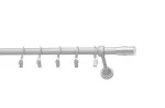 Kardinapuu komplekt Karpol Eliza Cylinder, 400 cm, &Oslash; 16 mm, matt kroom v.
