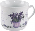 Tass Orion Lavender, valge v./violetne v., 0.5 l