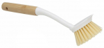 N&otilde;udepesuhari Gerimport, 24 cm, pruun v./valge v., bambus