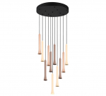 Valgusti lagi Trio Fiato, LED, 2300 - 4000 &deg;K, 11 x 3 W, pruun v./beež v.