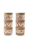 Toiduainekarbi komplekt Hermia F10000197, 0.22 l, 8 cm x 8 cm, l&auml;bipaistev v./mitmev&auml;rviline, 6 tk