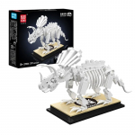 Konstruktor Mould King Dinosaur Fossil Triceratops 29006, 397 tk, valge v.