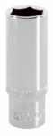 Pikk padrunv&otilde;ti Irimo Deep Hexagon Socket, HEX, 64 mm, 19 mm, 3/8"