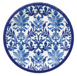 &Uuml;hekordne taldrik Paw Decor Collection Indigo Weave, &Oslash; 23 cm, 8 tk