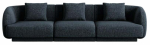 Diivan Cosmopolitan Design Tulum Eden 16, s&uuml;gav merev&auml;esinine v., 90 x 255 cm x 70 cm