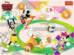 Puidust pusle Trefl Mickey & Friends, mitmev&auml;rviline, 8 tk
