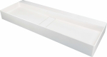 Vannitoa kraanikauss Deante Blur CQB_AU1S, graniit, 100 cm x 40 cm x 7.6 cm, alabaster v.