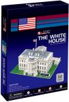 3D-pusle Cubicfun The White House, 28 cm x 21 cm, 64 tk, valge