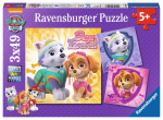 Pusle 3in1 Ravensburger Paw Patrol Sky&Everest 08008, 18 cm x 18 cm, 147 tk, mitmev&auml;rviline