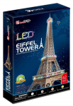 3D-pusle Cubicfun Eiffel Tower (Light), 82 tk