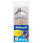 Pintsel Pelikan Brush Starter Set, s&uuml;nteetilised, 10 tk
