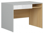 Kirjutuslaud Nandu S441-BIU1S-JSZ/DP/BIP, 100 cm x 70 cm, 75 cm, tamm v./valge v./hall v.