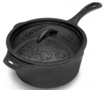 Katel Petromax Cast-Iron Saucepa, malm, 39.1 cm, 2 l, must v.