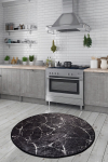 Vaip Conceptum Hypnose Marble 882CHL1092, valge v./must v., 140 cm x 140 cm