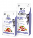 Kuiv kassitoit Brit Care Sterilised, linnuliha, 0.4 kg