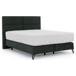 Voodi kahekohaline kontinentaalne Safiro Loco 35, 140 x 200 cm, tumeroheline v., ilma madratsita