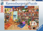 Pusle Ravensburger The Curious Collection 17465, 80 cm x 121 cm, 3000 tk, mitmev&auml;rviline