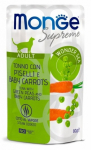 Kassi m&auml;rgtoit Monge Supreme Adult, tuunikala/porgand, 0.080 kg