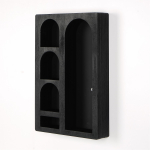 Seinariiul Kalune Design CRY004-S, must v., 40 cm x 26 cm x 6 cm