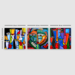 Reproduktsioon Wallity DRPRC6001, 30 cm x 30 cm