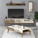 Elutoa m&ouml;&ouml;blikomplekt Kalune Design Valensiya, sise, kreemjasvalge/p&auml;hklipuu v.
