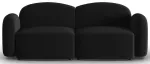 Diivan Micadoni Home Blair MIC_2S_184_F1_BLAIR6, must v., 194 x 87 cm x 80 cm