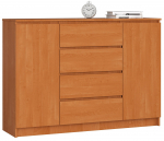 Kummut Akord K140 2D 4SZ CL, lepp v., 99 cm x 138 cm x 40 cm