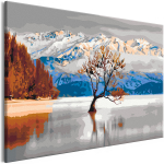 Maalimine numbrite j&auml;rgi Artgeist Wanaka Lake MA_0373, mitmev&auml;rviline, 60 x 40 cm