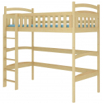 Laste narivoodi ADRK Miago, pruunikas v., 80 x 180 cm, ilma voodipesukastita, madratsiga